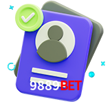 Tornar-se um membro do 9889Bet é muito simples